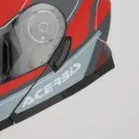 Casco Acerbis Serel 22-06 gris y rojo 0025201.295