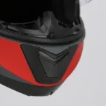 Casco Acerbis Serel 22-06 gris y rojo 0025201.295