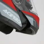 Casco Acerbis Serel 22-06 gris y rojo 0025201.295