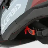 Casco Acerbis Serel 22-06 gris y rojo 0025201.295