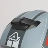 Casco Acerbis Serel 22-06 gris y rojo 0025201.295