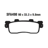 Pastillas de freno orgánica EBC SFA498