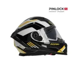 Casco integral Acerbis Homologación 22-06 negro y amarillo 0026016.318