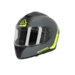 Casco integral Acerbis Krapon 22-06 gris y amarillo 0024663.290
