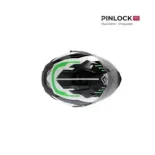 Casco integral Acerbis Homologación 22-06 negro y verde 0026016.325