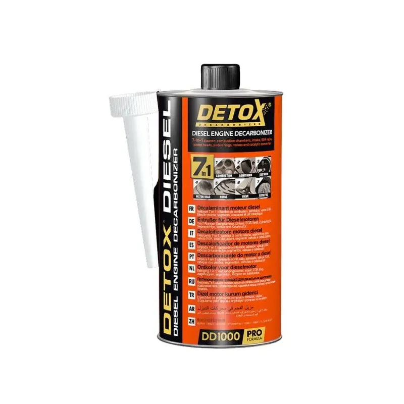 Solución Líquida WU-DD1000 - Warm Up Detox Diesel - Descarbonizador motor diesel 1L
