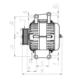 HC-Cargo F032113944 Alternador