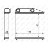 NRF 54213 Radiador de calefacción
