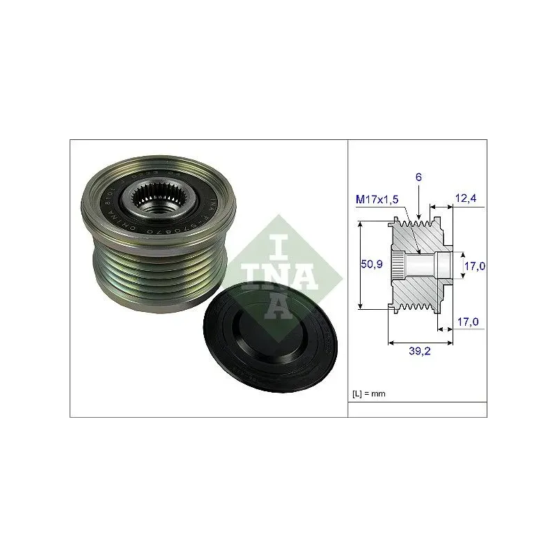 Schaeffler INA 535024710 Rueda libre alternador