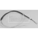 BORG & BECK BKB2396 Cable de accionamiento, freno de estacionamiento