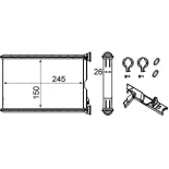 MAHLE AH242000S Radiador de calefacción