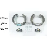 TEXTAR 84060201 Juego de zapatas de frenos