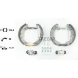 TEXTAR 84052701 Juego de zapatas de frenos