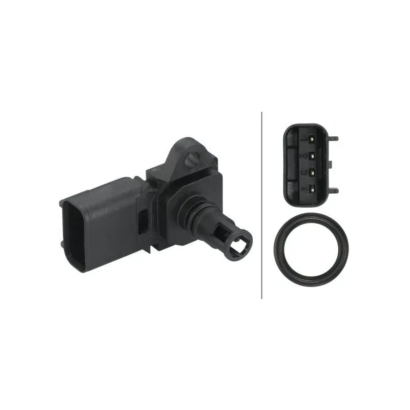 HELLA 6PP009400-491 Sensor, presión colector de admisión