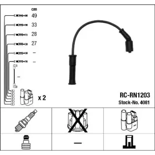 NGK 4081 Juego de cables de encendido