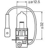 ams-OSRAM 64151 Lámpara, faro de curva dinámico