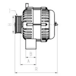HC-Cargo F032113954 Alternador
