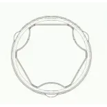 SPIDAN 25646 Juego de fuelles, árbol de transmisión