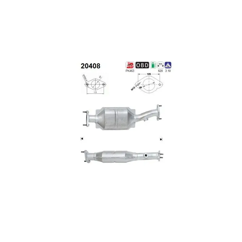 AS 20408 Catalizador