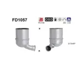 AS FD1057 Filtro hollín/partículas, sistema escape