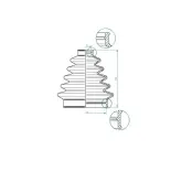 SPIDAN 190964 Fuelle, árbol de transmisión