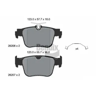 BENDIX Braking BPD1664 Juego de pastillas de freno