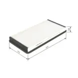 BOSCH 1987432200 Filtro, aire habitáculo