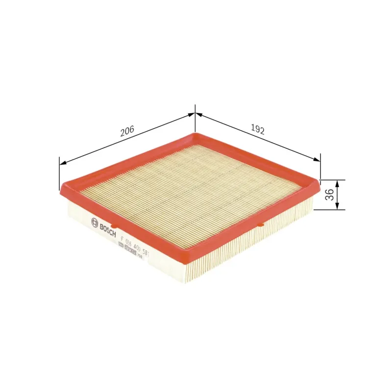 BOSCH F026400581 Filtro de aire