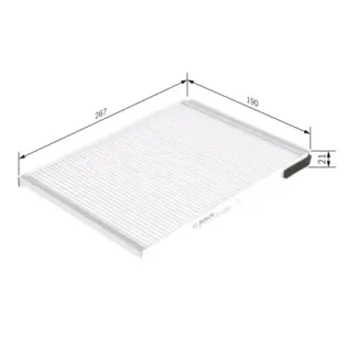 BOSCH 1987432077 Filtro, aire habitáculo