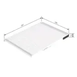 BOSCH 1987432077 Filtro, aire habitáculo