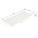 BOSCH 1987432091 Filtro, aire habitáculo