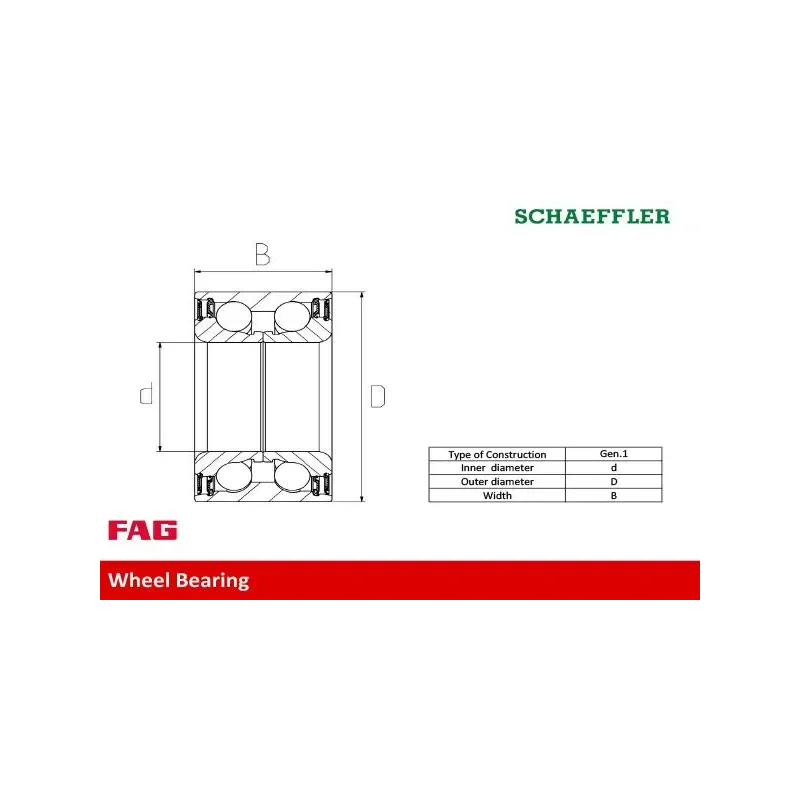 Schaeffler FAG 713668030 Juego de cojinete de rueda