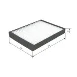 BOSCH 1987432221 Filtro, aire habitáculo