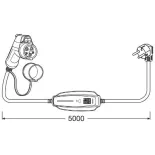 ams-OSRAM OPC10A05 Cable carga, vehículo eléctrico