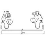 ams-OSRAM OCC11605 Cable carga, vehículo eléctrico