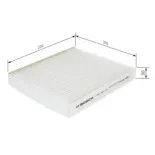 BOSCH 1987432075 Filtro, aire habitáculo