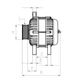 HC-Cargo F032115761 Alternador