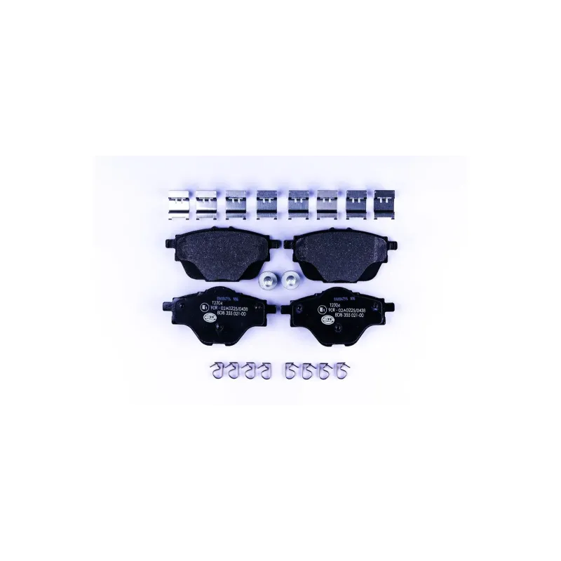 HELLA 8DB355021-001 Juego de pastillas de freno