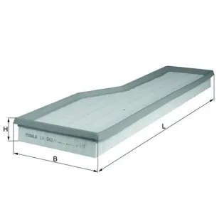 MAHLE LX582/1 Filtro de aire