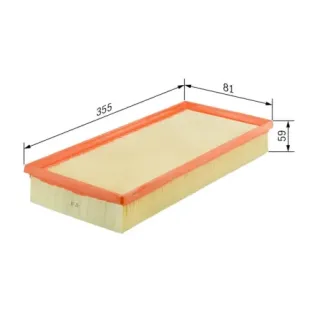 BOSCH F026400387 Filtro de aire