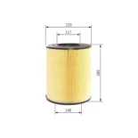 BOSCH F026400276 Filtro de aire
