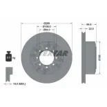 TEXTAR 93089600 Disco de freno (Unidad)