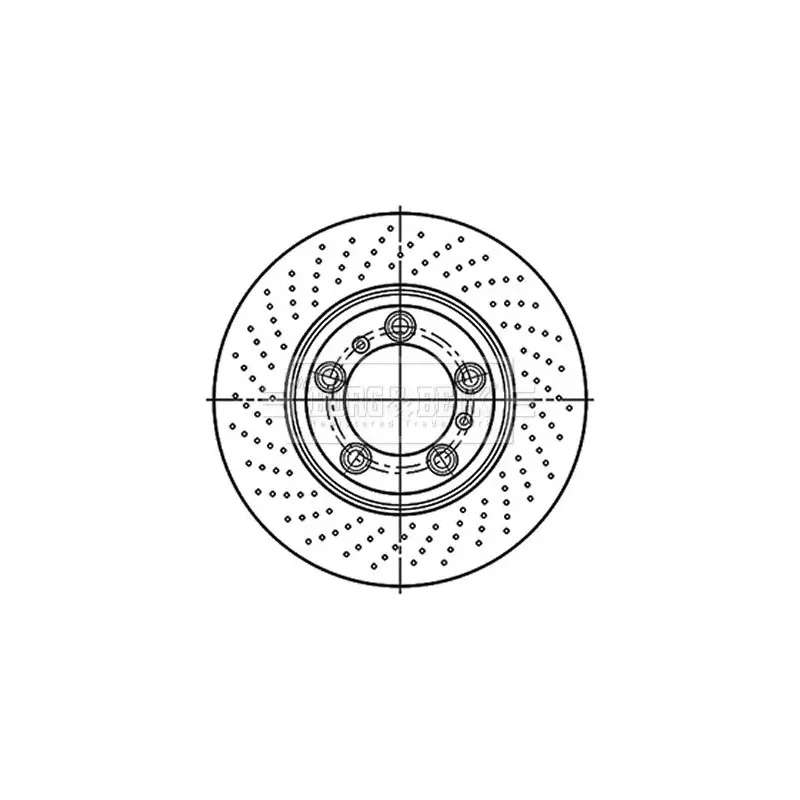 BORG & BECK BBD6061S Disco de freno (Unidad)