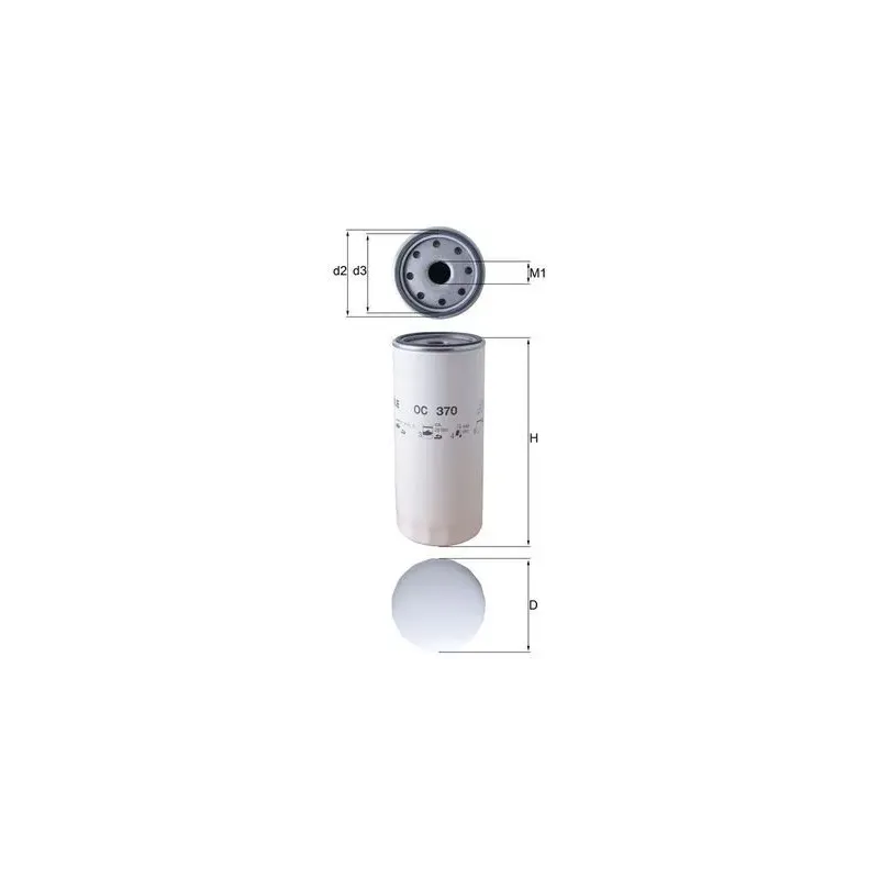 MAHLE OC370 Filtro de aceite