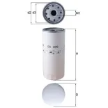 MAHLE OC370 Filtro de aceite