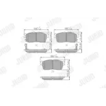 JURID 572471J Juego de pastillas de freno