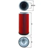 MAHLE LX608 Filtro de aire