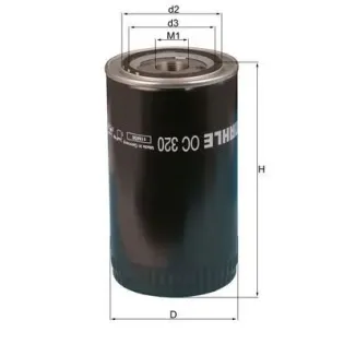 MAHLE OC320 Filtro de aceite