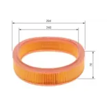 BOSCH 1457433521 Filtro de aire