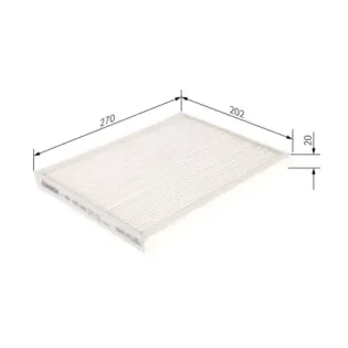 BOSCH 1987432236 Filtro, aire habitáculo